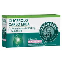 Glicerolo carlo erba prima infanzia 900 mg supposte 12 supposte
