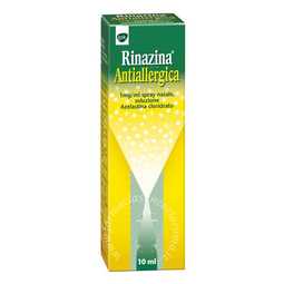 Rinazina antiallergica 1 mg/ml spray nasale, soluzione  1 mg/ml spray nasale, soluzione flacone con nebulizzatore da 10 ml 