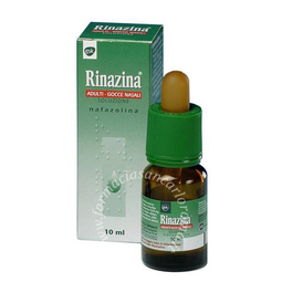 Rinazina 1 mg/ml gocce nasali soluzione flacone 10 ml