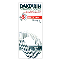 Daktarin dermatologico 20 mg/g polvere cutanea 1 barattolo da 30 g