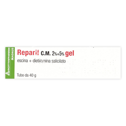 Reparil c.m. gel  2% + 5%  gel tubo 40 g 