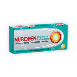 Nurofen influenza e raffreddore 200 mg + 30 mg compresse rivestite  200 mg + 30 mg compresse rivestite 12 compresse rivestite 