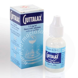 Guttalax 7,5 mg/ml gocce orali, soluzione  7,5 mg/ml gocce, soluzione orale flacone da 15 ml 