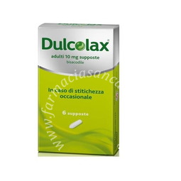 Dulcolax adulti 10 mg supposte 6 supposte