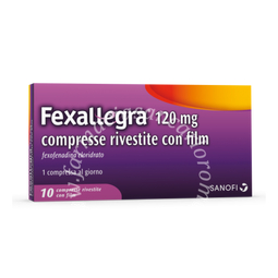 Fexallegra 120 mg compresse rivestite con film 120 mg compresse rivestite con film 10 compresse in blister pvc/pvdc/al