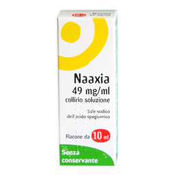 Naaxia 49 mg/ml collirio, soluzione  49 mg/ml collirio, soluzione flacone 10 ml 