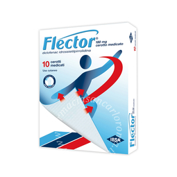 Flector 180 mg cerotto medicato  180 mg cerotto medicato 10 cerotti medicati  - Farmacia San Carlo Roma