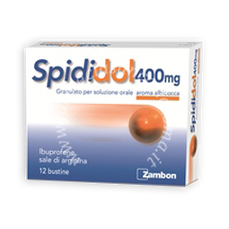 Spididol 400 mg  400 mg granulato per soluzione orale gusto albicocca 