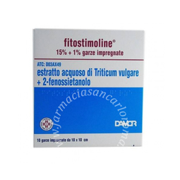 Fitostimoline crema &ndash; garze impregnate  15% garze impregnate 10 garze 
