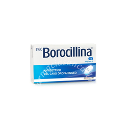 Neo borocillina 1,2 mg + 20 mg pastiglie 16 pastiglie in blister 