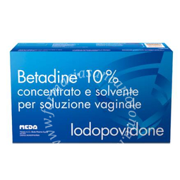 Betadine 10% concentrato e solvente per soluzione vaginale  10% concentrato e solvente per soluzione vaginale 5 flaconi 140 ml + 5 fialoidi 10 ml + 5 cannule 