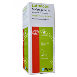 Lattulosio mylan generics  66,7 g/100 ml sciroppo 1 flacone 200 ml 