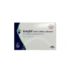 Ketoftil  0,05% collirio, soluzione 25 contenitori monodose da 0,5 ml 