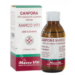 Canfora marco viti 10% soluzione cutanea  10% soluzione cutanea 1 flacone 100 g di soluzione oleosa 