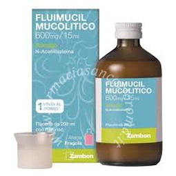 Fluimucil mucolitico 600 mg/15 ml sciroppo flacone 200 ml