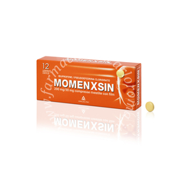 Momenxsin 200 mg/30 mg compresse rivestite con film  ibuprofene/pseudoefedrina cloridrato 12 compresse in blister pvc/pvdc/al