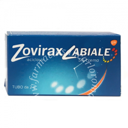 Zoviraxlabiale 5% crema  5% crema tubo da 2 g 