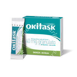 Okitask 40 mg granulato  40 mg granulato 20 bustine 