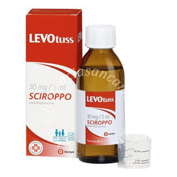 Levotuss 30 mg/5 ml sciroppo 30 mg/5 ml sciroppo 1 flacone 200 ml