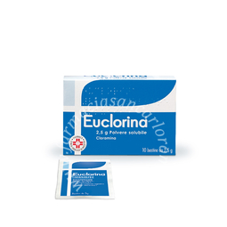 Euclorina 2,5 g polvere solubile  2,5 g polvere solubile 10 bustine 