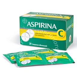 Aspirina compresse  400 mg compresse effervescenti con vitamina c 20 compresse 