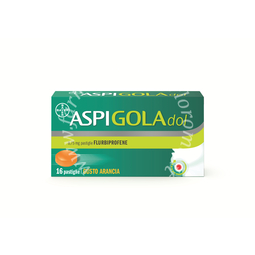 Aspigoladol 8,75 mg pastiglie gusto arancia 16 pastiglie in blister pvc-pvdc/al
