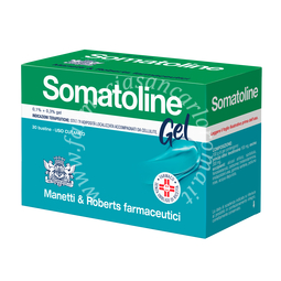 Somatoline 0,1% + 0,3% gel 30 bustine in carta/al/pe da 10 g