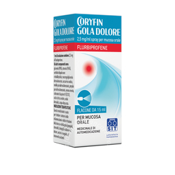 Coryfin gola dolore 0,25% spray per mucosa orale flacone da 15 ml