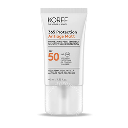 Korff 365 protection antiage matt spf50+ gel crema viso 40 ml