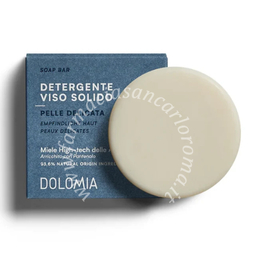 Dolomia skincare phyto defence + natale 24 detergente viso solido pelle delicata bianca