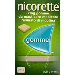 Nicorette 105 gomme Mast 2Mg AROMA MENTA E FRUTTA