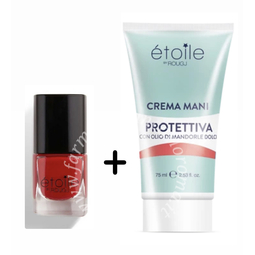 Rougj crema mani  + smalto rosso 