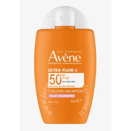 Eau Thermale Avène solare ultra fluid luminosita' spf 50+ 50 ml