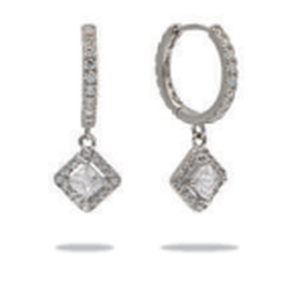 Atelier frattina 38 orecchino pendente rombo