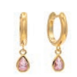 Bijouxmed orecchino post 10 drop charm