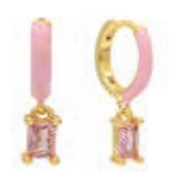 Bijouxmed orecchino post 11 pink charm