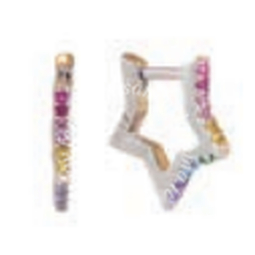 Bijouxmed orecchino post 13 star