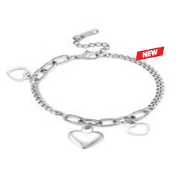 Atelier frattina 81 bracciale cuore argento