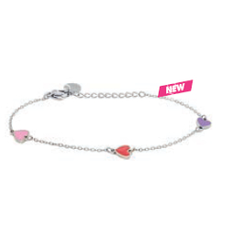 Bijouxmed bracciale kids 34 cuori colorati