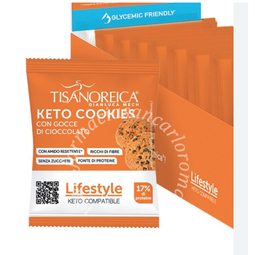 Tisanoreica Keto cookies gocce di cioccolato 12 5 g