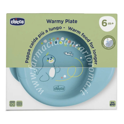 Chicco piatto pappacalda 6m+ azzurro
