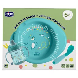 Chicco set pappa 6m+ azzurro