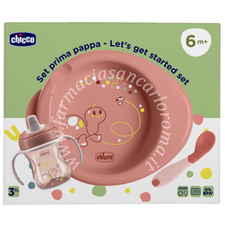 Chicco set pappa 6m+ rosa