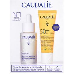 Vinoperfect & solare cofanetto siero 2026 1 siero illuminante antimacchie 30 ml + 1 fluido ad altissima protezione spf50+ 20 ml