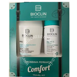 Bioclin pro kit comfort shampoo dermatologico ultradelicato addolcente 100 ml+deo talc spray 50 ml