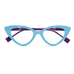 Occhiale da lettura premontato platinum jazz blu-rosso +3,00