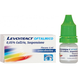 Levoreact Ofta collirio 4 ml 0, 5 Mg