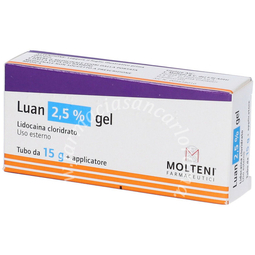 Luan gel  2,5 % gel tubo da 15 g 