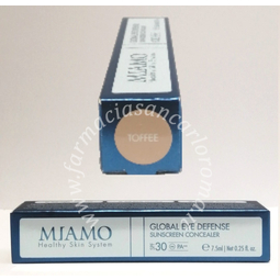 Miamo skin color care global eye defence peptide concealer spf30 toffee shade