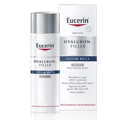 Eucerin hyaluron filler texture ricca notte